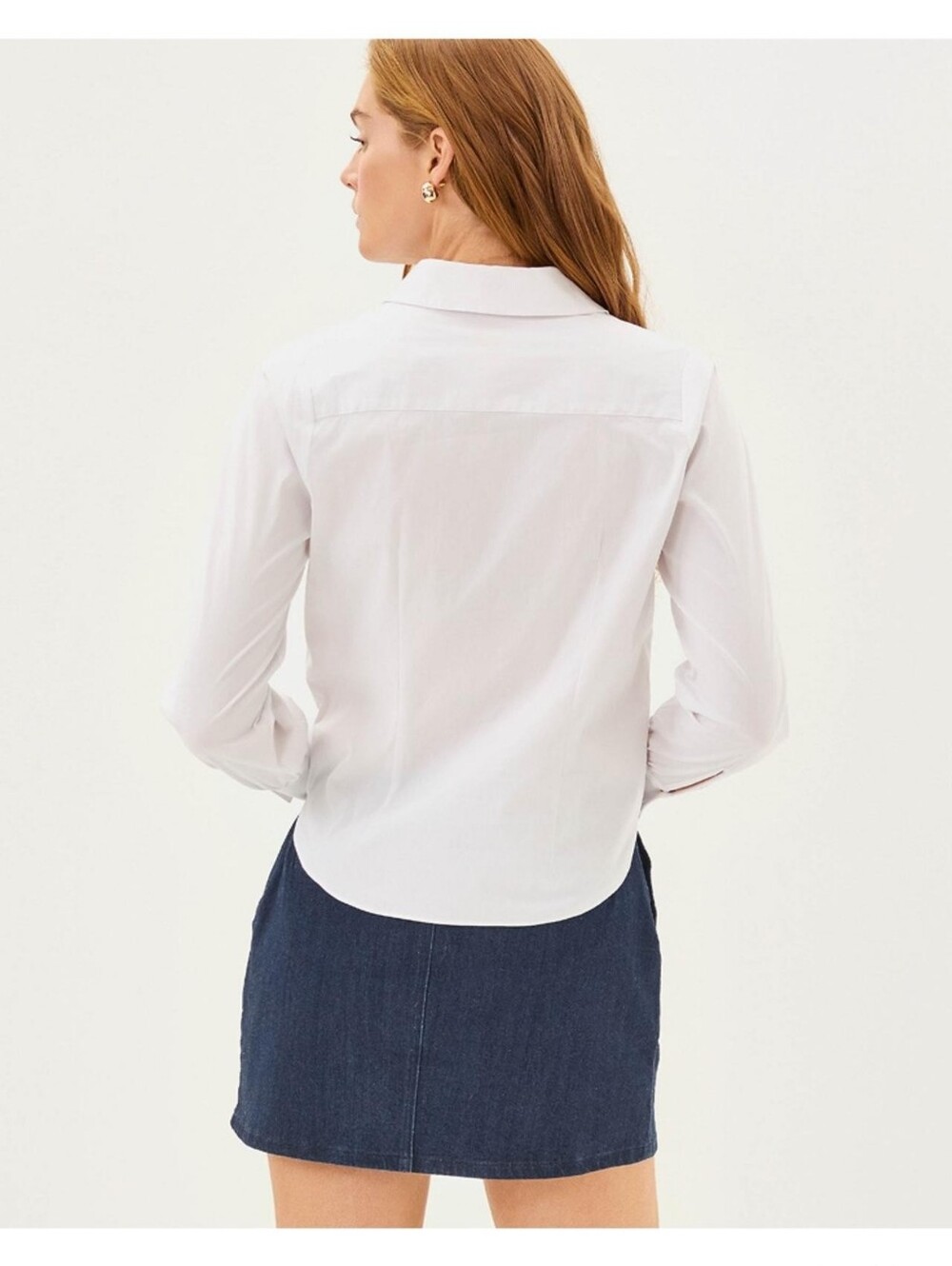 Lilly Pulitzer White Tie-Front Button Shirt - Picture 2 of 6